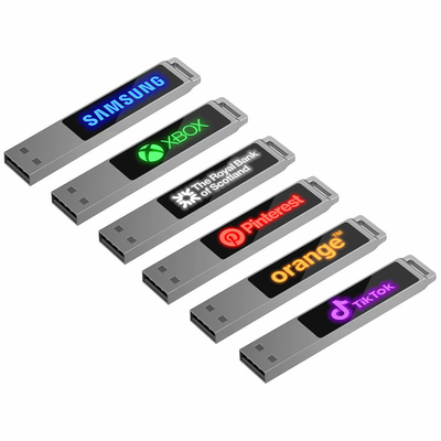 درایوهای فلش یو اس بی کریستال پرسرعت ROSH 16 گیگابایت 128 گیگابایت با نور LED