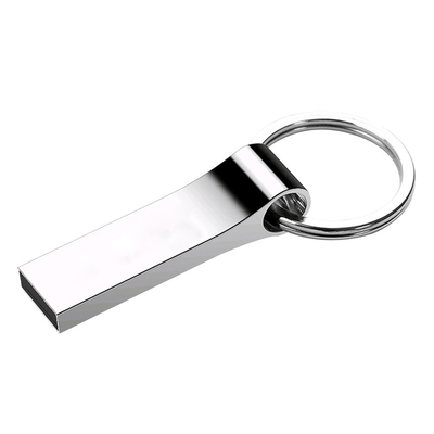 ODM 32GB 64GB 128GB نقره ای فلزی USB درایو حافظه کامل با جاکلیدی