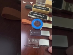 بطری USB فلش درایو در داخل خالی می تواند کریستال USB 2.0 و USB 3 قرار دهد.0